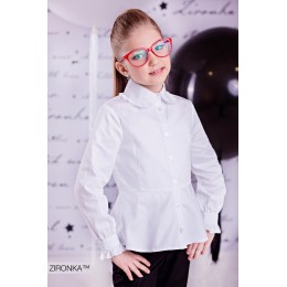 Блузка для девочки Zironka 35671 белая